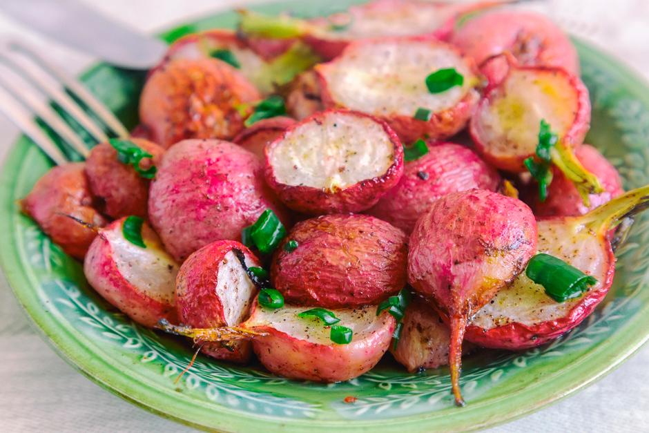 Gebackene Radieschen