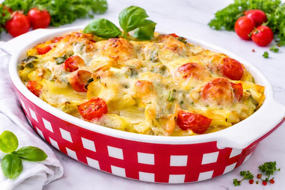 Nudelauflauf mit Gemüse