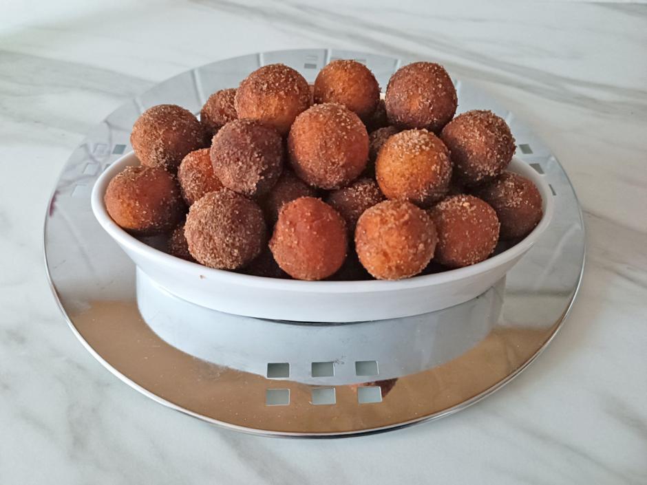 Topfenbällchen mit Birkenzucker