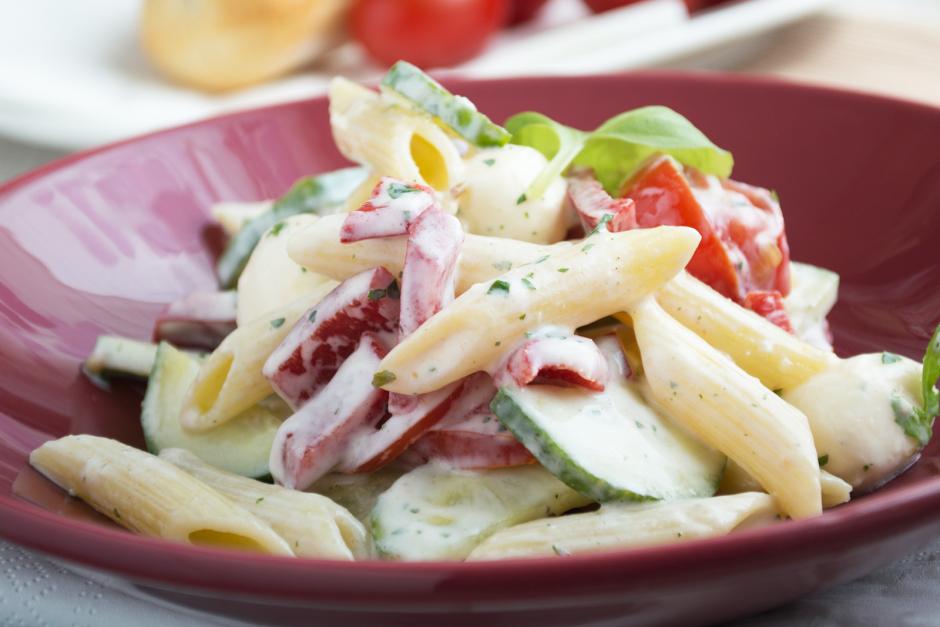 Penne-Salat mit Joghurt