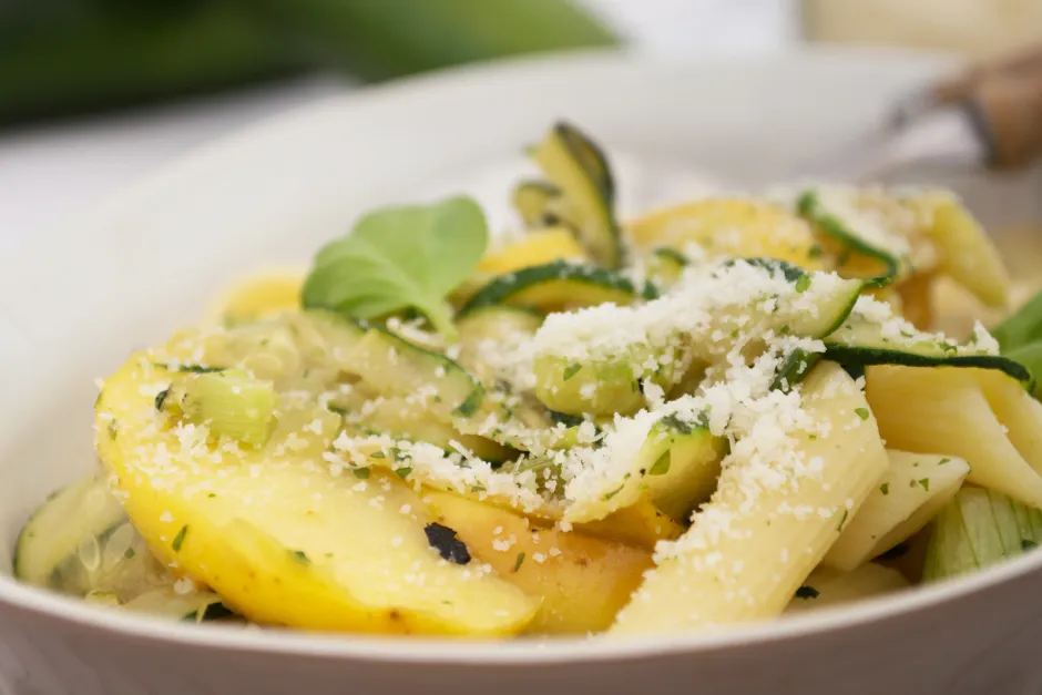 Ingwer-Apfel-Penne