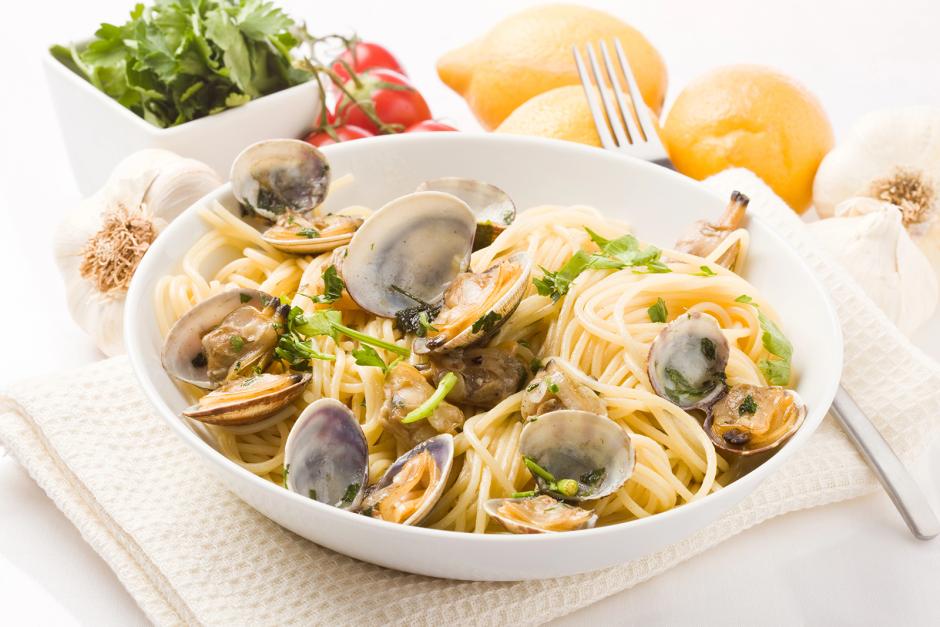 Spaghetti mit Muscheln