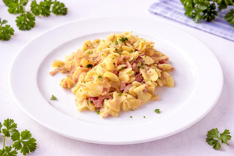 Schnelle Wurstfleckerl