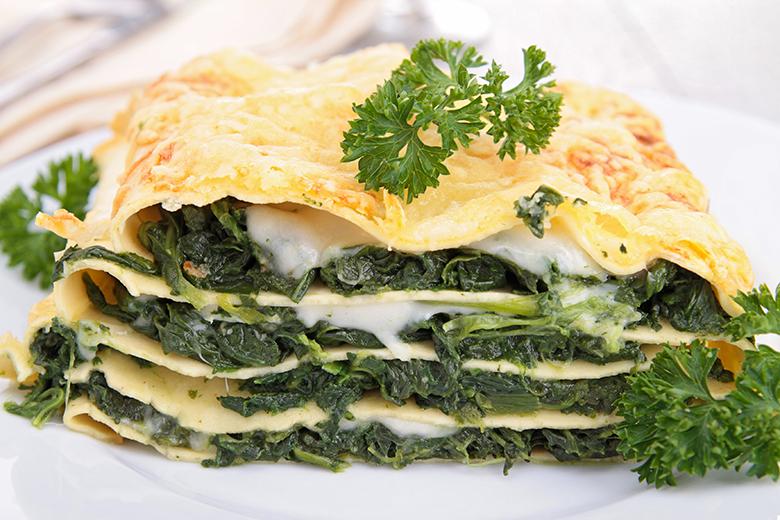 Spinat-Lasagne