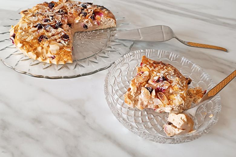 Schneller Topfenkuchen aus der Heißluftfritteuse