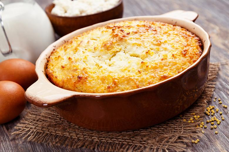 Grieß-Topfen-Auflauf