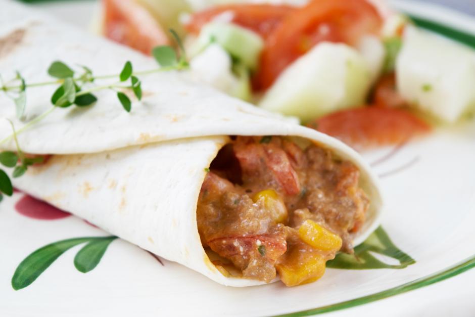 Wraps mit Faschiertem