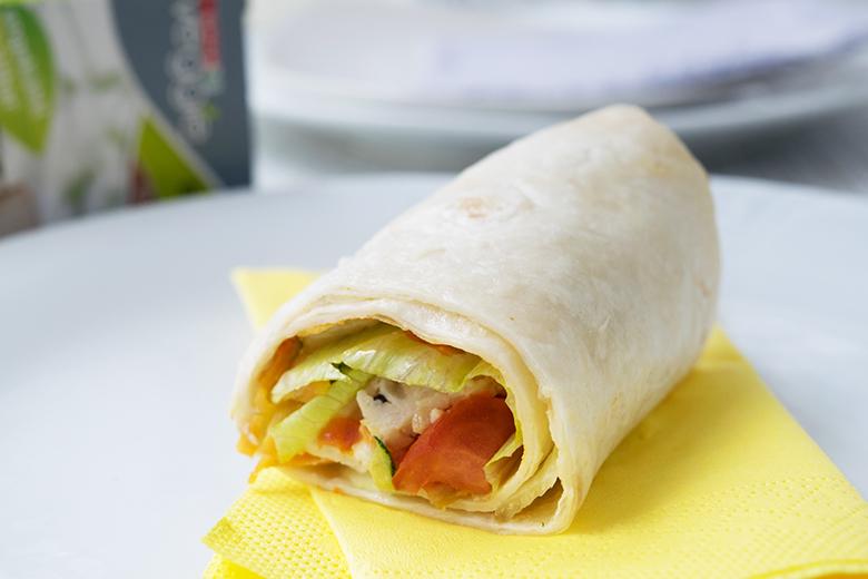Vegane Gemüse-Tofuwraps