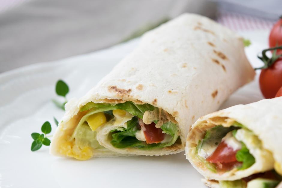 Wraps mit Gemüse
