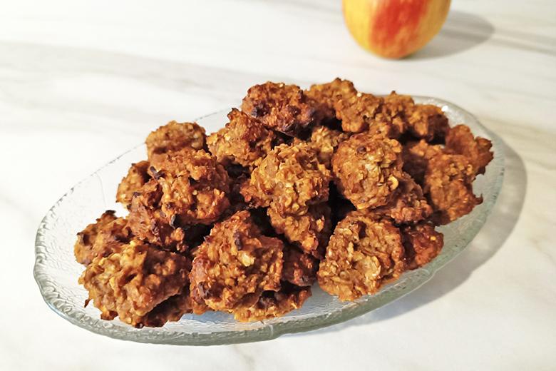 Haferflocken-Apfel-Kekse