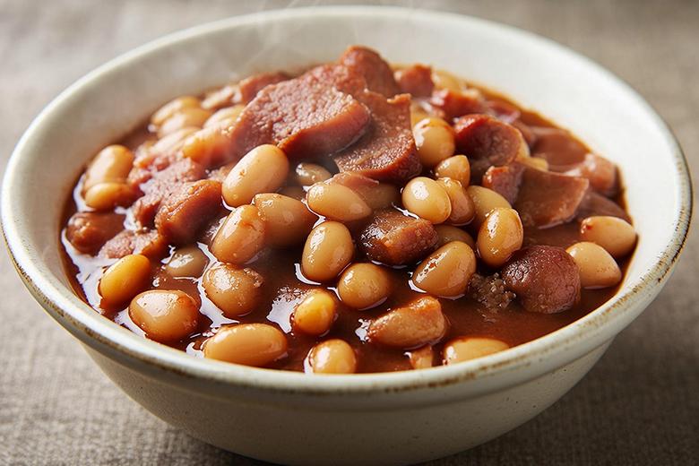 Bohnen mit Speck a la Terence Hill