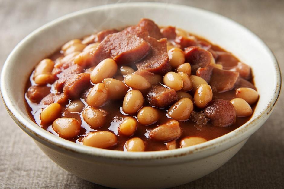 Bohnen mit Speck a la Terence Hill