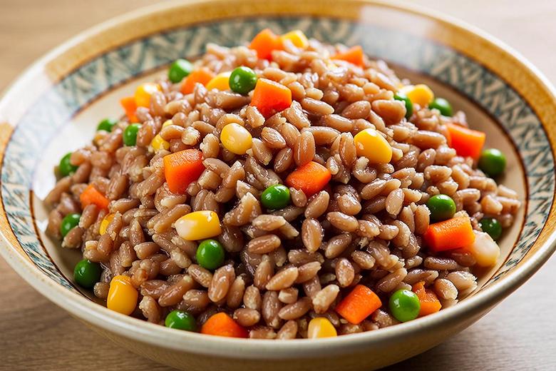 Dinkelreis mit Gemüse