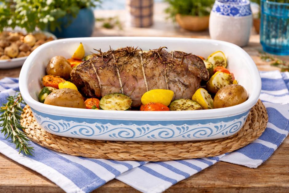 Lammrollbraten mit Rosmarin