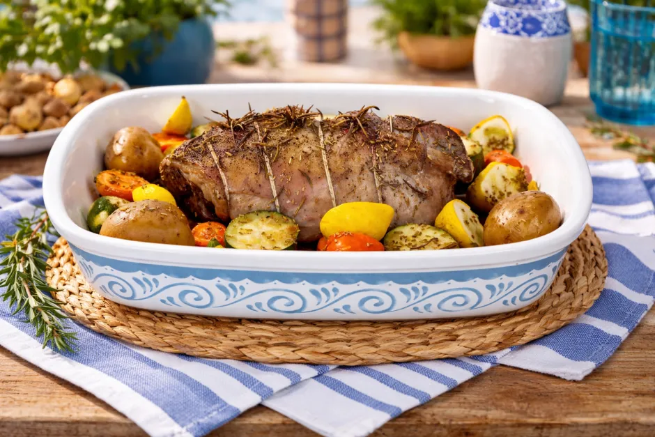Lammrollbraten mit Rosmarin