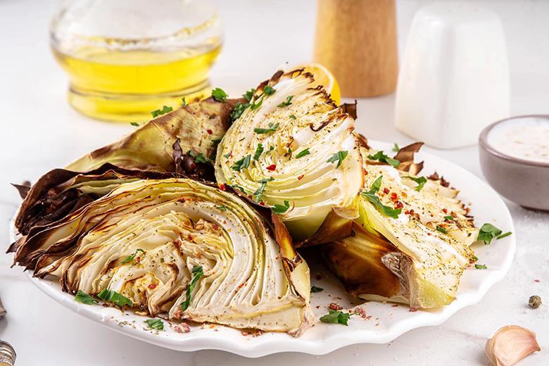 Gebackenes Weißkraut