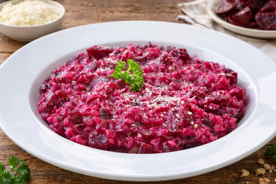 Rote R&uuml;ben Risotto
