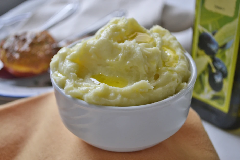 P&uuml;ree mit Oliven&ouml;l