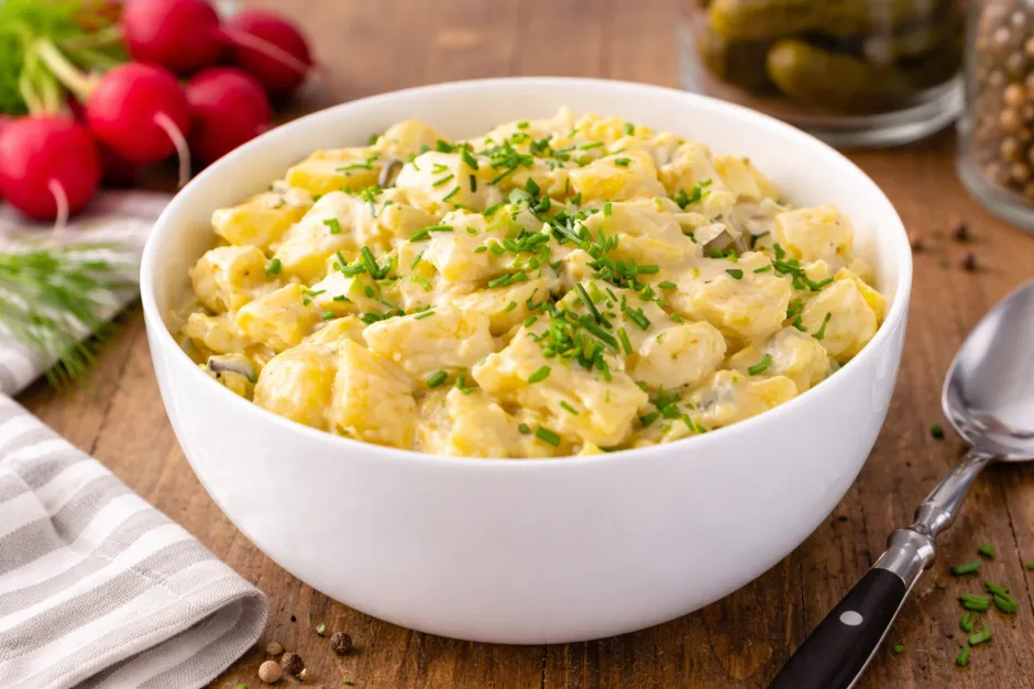 Kartoffelsalat mit Mayonnaise