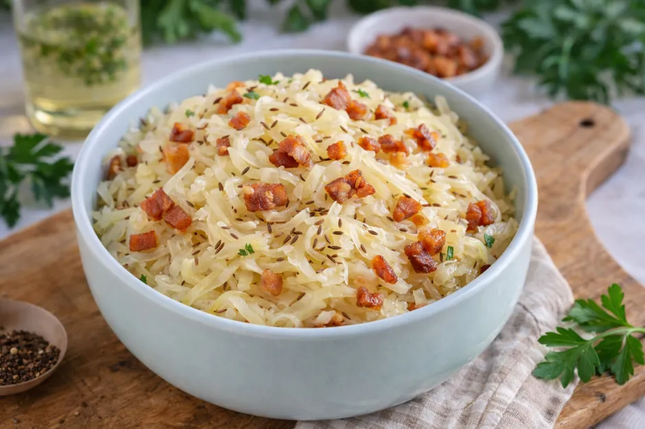 Warmer Krautsalat