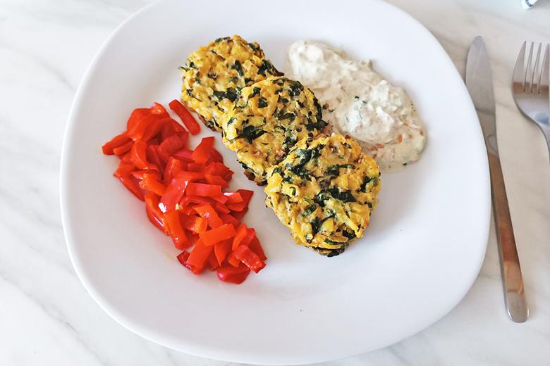 Kartoffell-Bärlauchlaibchen aus der Heißluftfritteuse