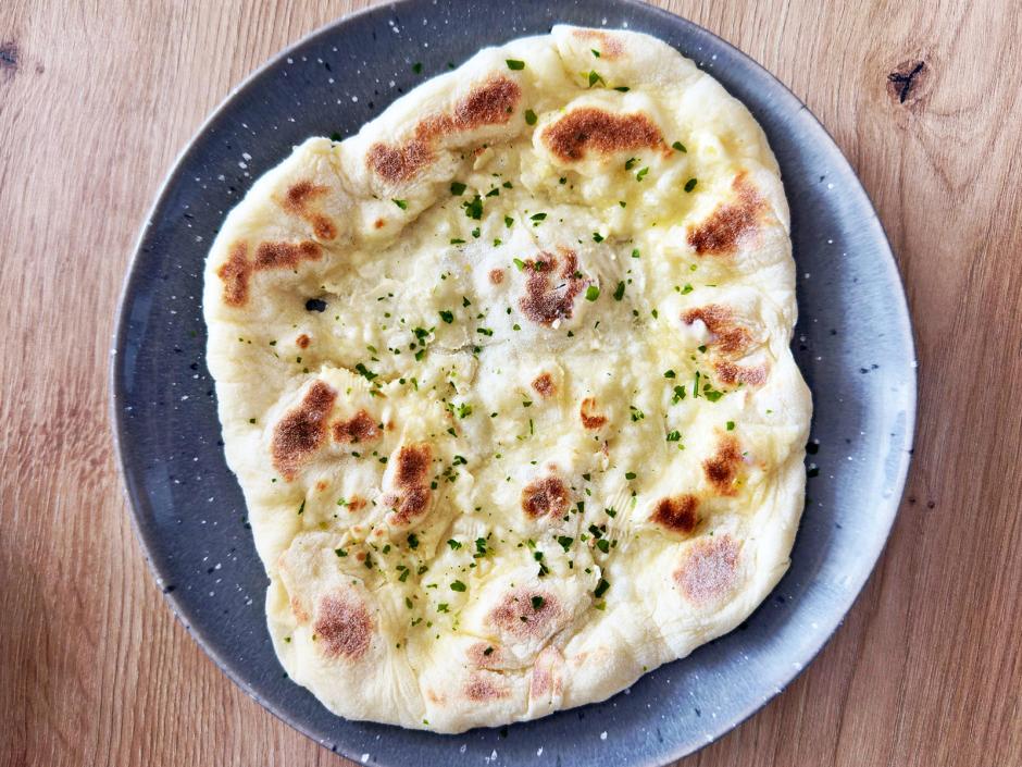 Einfaches Naan Brot