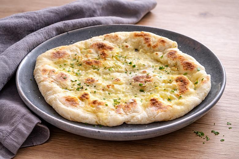 Einfaches Naan Brot