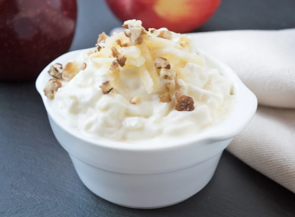 Apfel Käse Creme