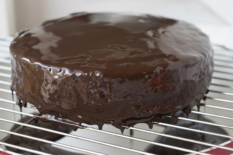 Glasur für Sachertorte