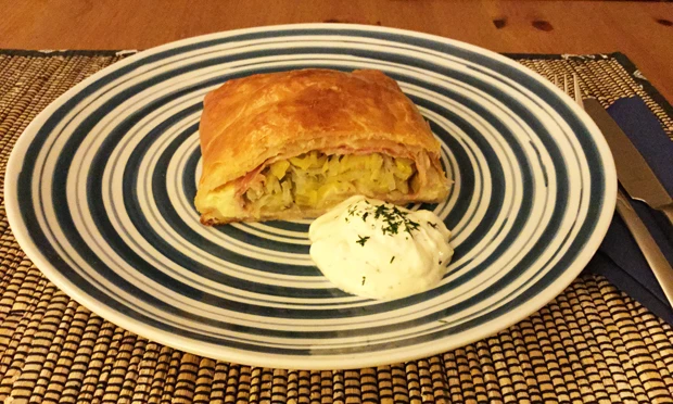 Lauchstrudel