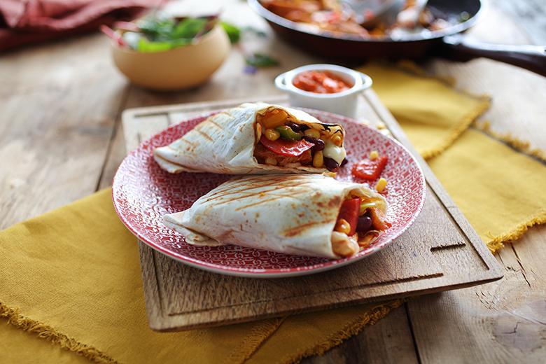 Ajvar Tortilla-Päckchen