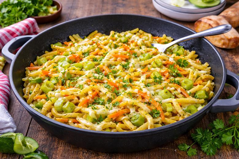 Vegetarische Spätzlepfanne