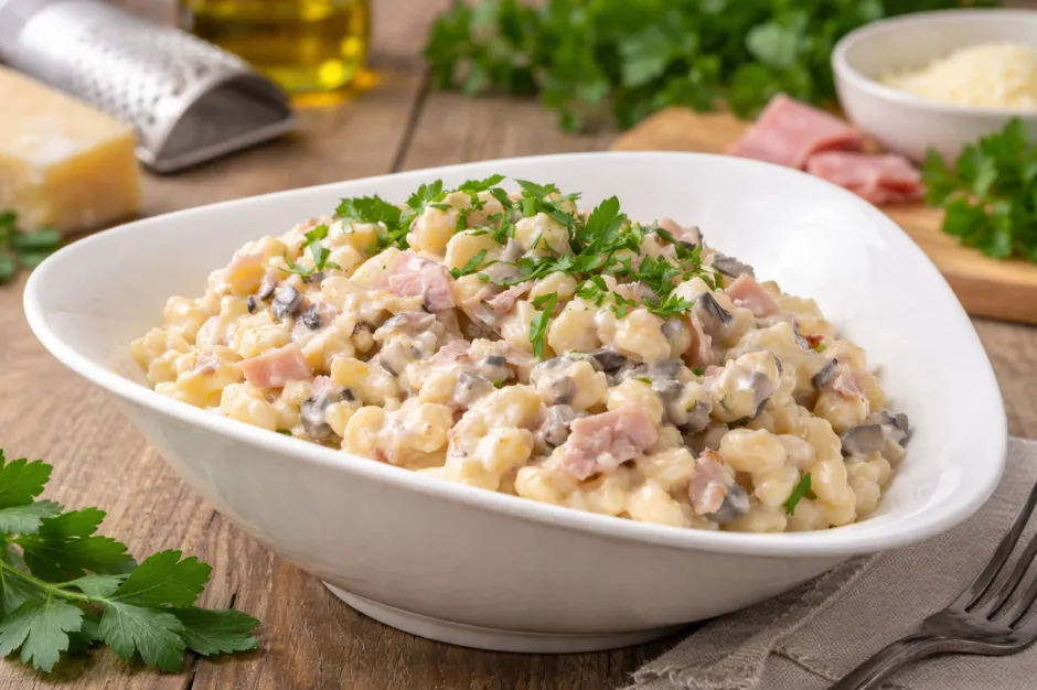 Schinken-Rahm-Sp&auml;tzle