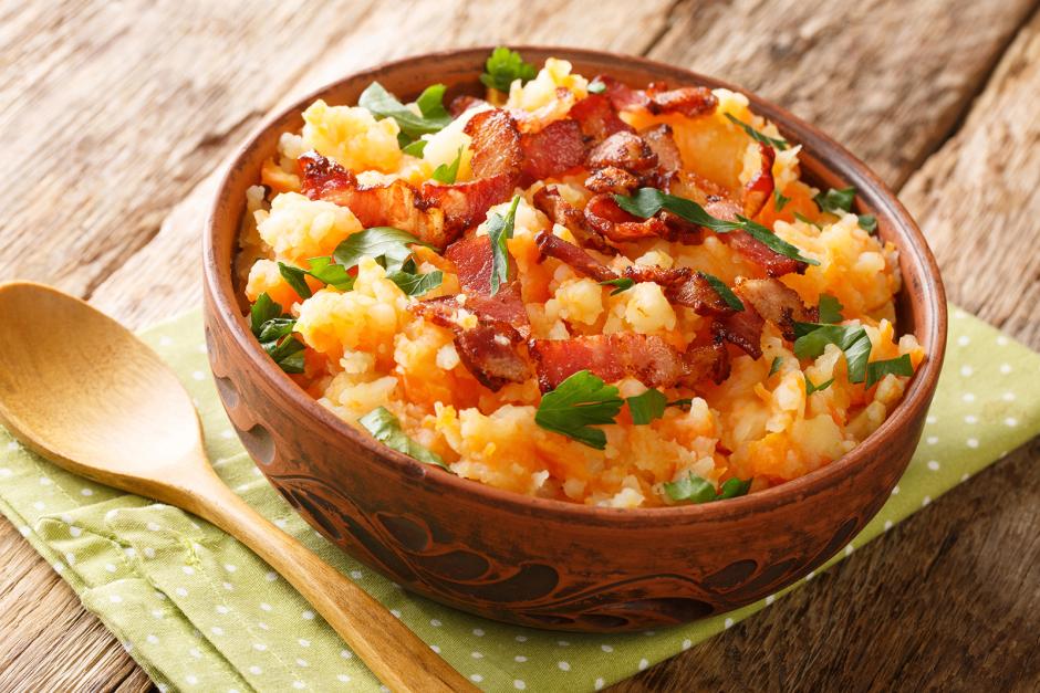 Niederländischer Hutspot mit Speck