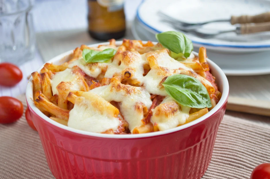 Vegetarischer Makkaroniauflauf