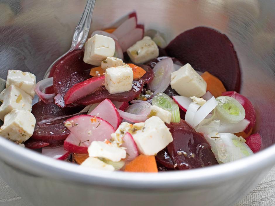 Arabischer Salat mit Roter Beete