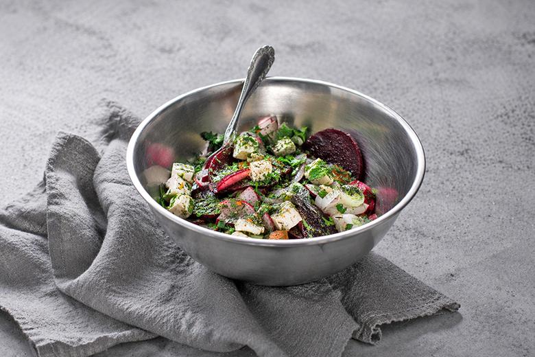 Arabischer Salat mit Roter Beete