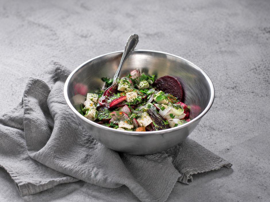 Arabischer Salat mit Roter Beete