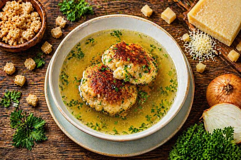 Kaspressknödelsuppe