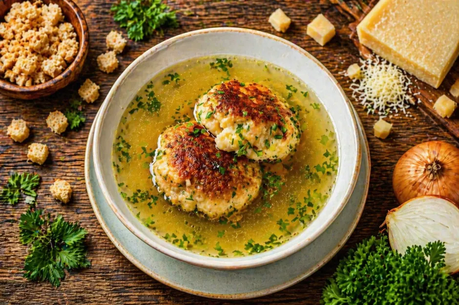 Kaspressknödelsuppe