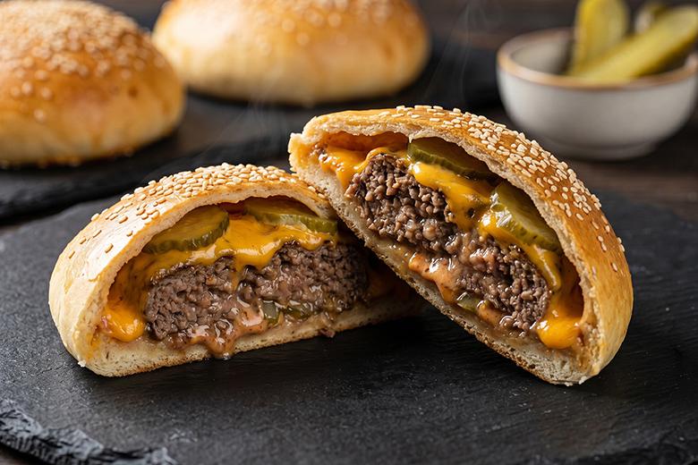 Versteckter Cheesburger