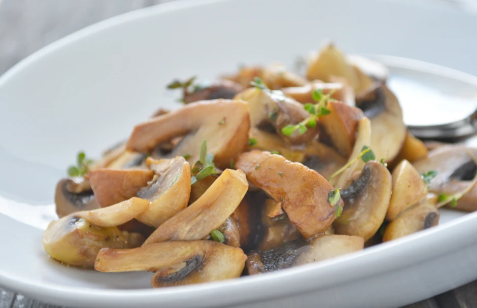 Knoblauch Champignons