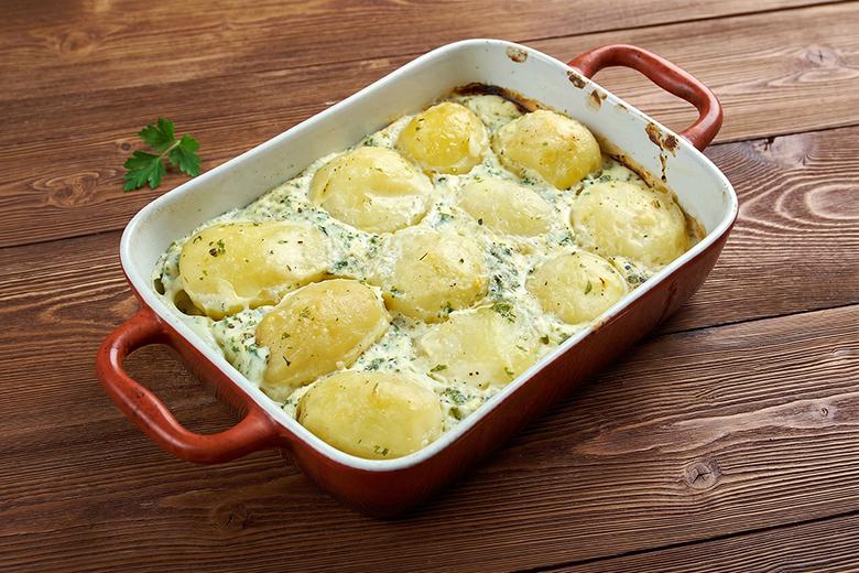 Kartoffeln mit Frischkäse