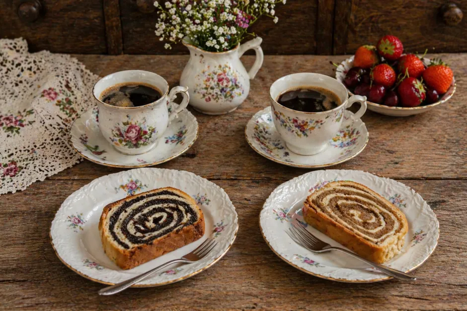 Mohn- bzw. Nussstrudel