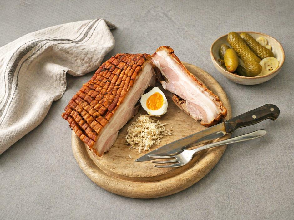 Omas Bauchfleisch mit Kruste