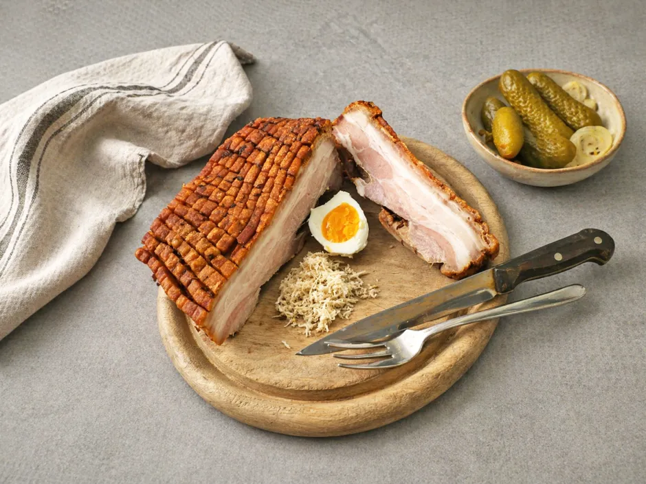 Omas Bauchfleisch mit Kruste