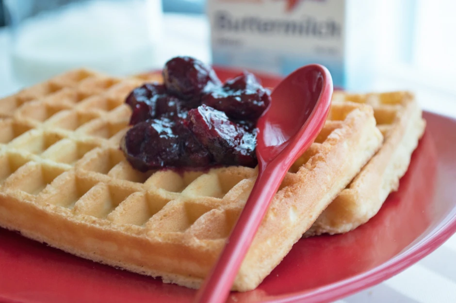 Buttermilch Waffeln