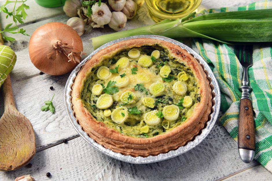 Lauch‑Quiche französischer Art
