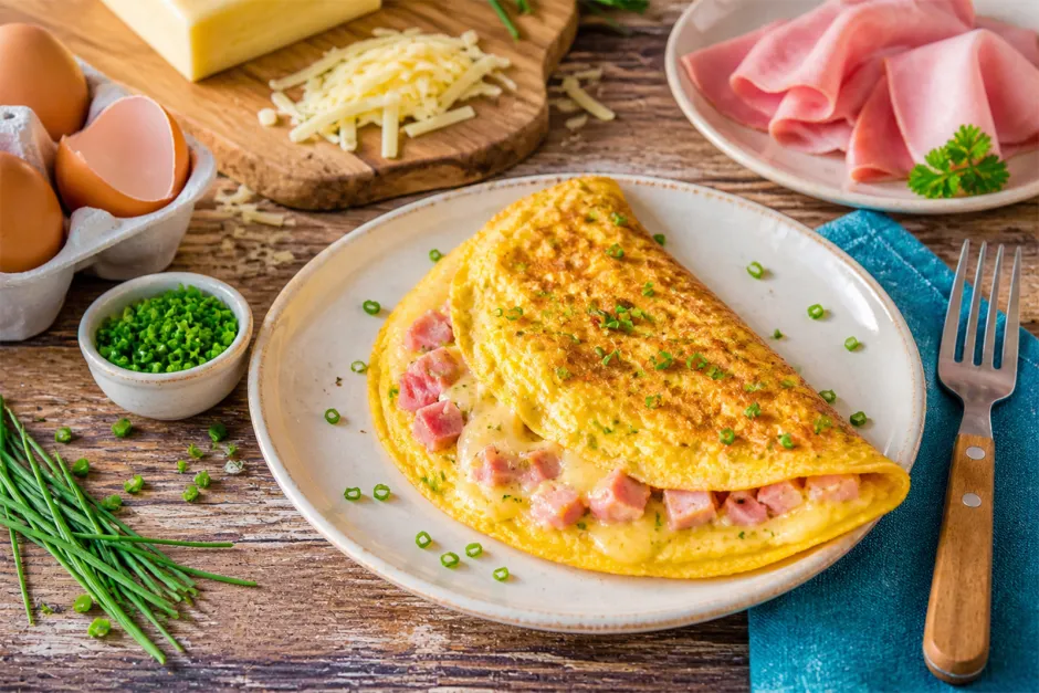 Schinken-Käse-Omelette