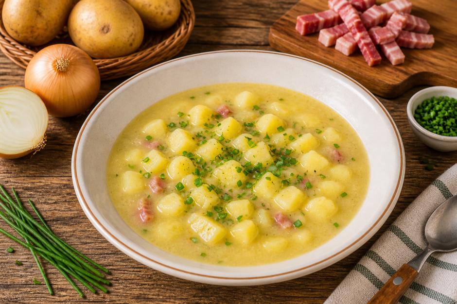 Erdäpfelsuppe
